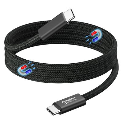 Magtame Magnetic 240W Fast 40Gbps Data Video Compatible with iPhone 15 Pro Docking and Other USB C Devices Type-C Cable, Adsorption, Tangle-Free,