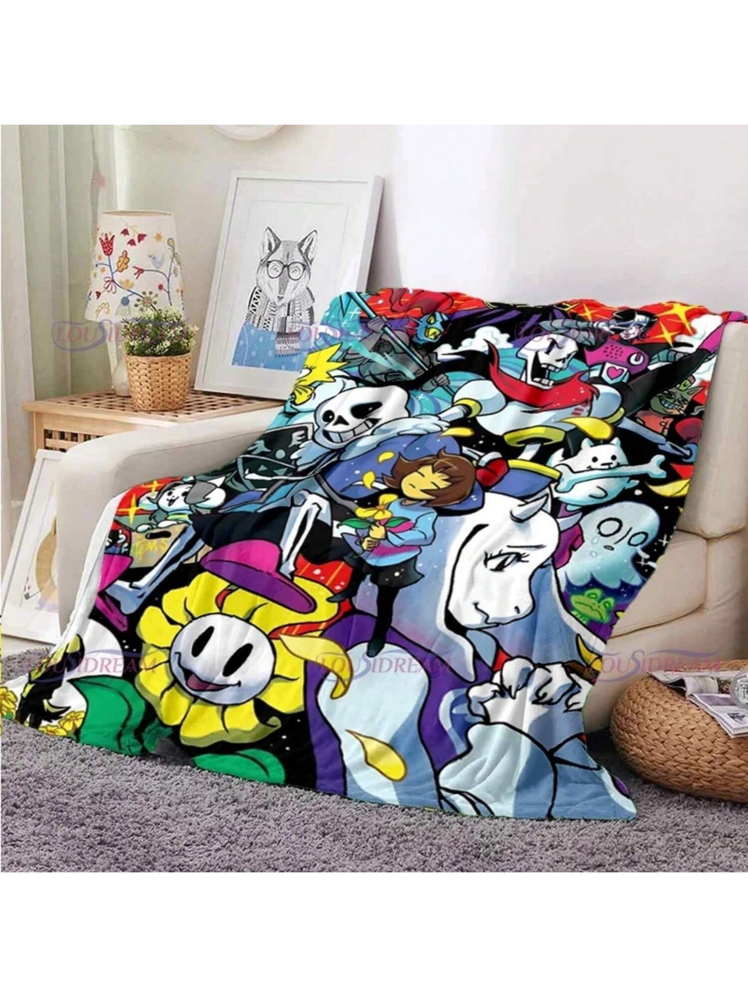 

Аниме Undertale Санс Принт Плед для кроватей Покрывала Покрывало на диван Термоодеяло Одеяло Путешествия Квилт#Цвет_18,Размер_150X220СМ 75X95CM серый
