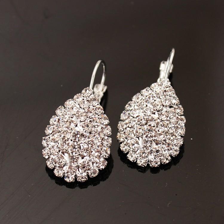 Fashion Jewelry Earring Rhinestone Wedding Earrings For Women Earrings Round Bohemian Brincos drop Earrings
