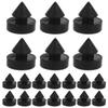 20pcs Rubber Door Bumper Sound Dampening Door Bumpers Wall Protector From Furniture Door Stopper For For Metal Door Metal Frame Edition 0115