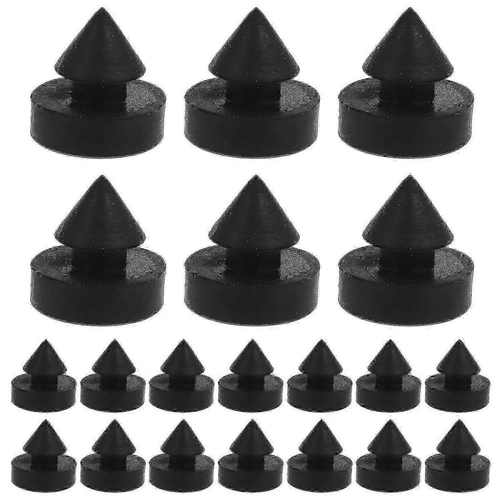 20pcs Rubber Door Bumper Sound Dampening Door Bumpers Wall Protector From Furniture Door Stopper For For Metal Door Metal Frame Edition 0115