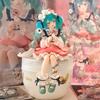 14CM Hatsune Miku Anime Figure Toy Flower Fairy Collection Miku Kawaii Cartoon PVC Action Figurine Model Doll Birthday Gifts Kid