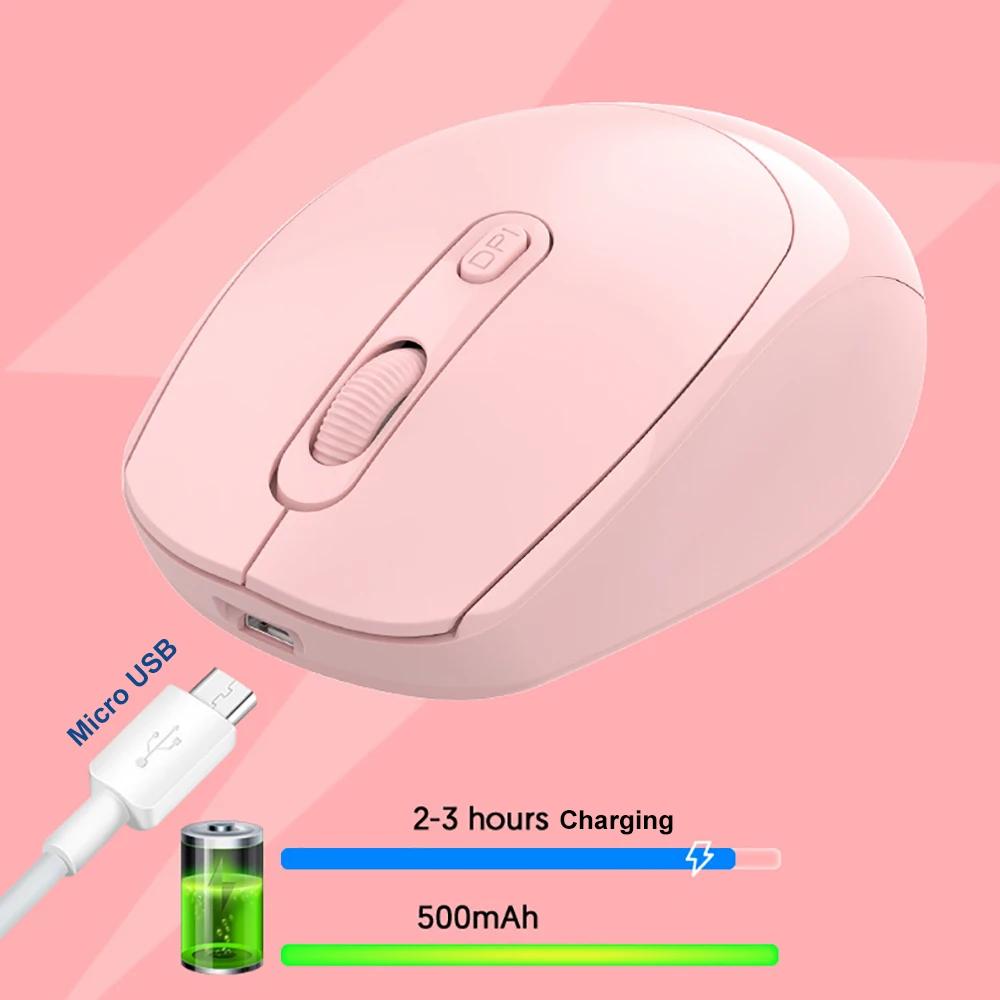 KEBIDUMEI Dual Mode 2.4G Wireless Mouse Bluetooth Mouse Rechargeable Mic Gaming Mouse 3-Level DPI Office Mouse For Tablet Laptop