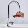 Kitchen Faucet Aerator Water Saving Nozzle Dual Function Faucet Nozzle Degree Rotary Sprayer Tap Nozzle Pressure Bubbler