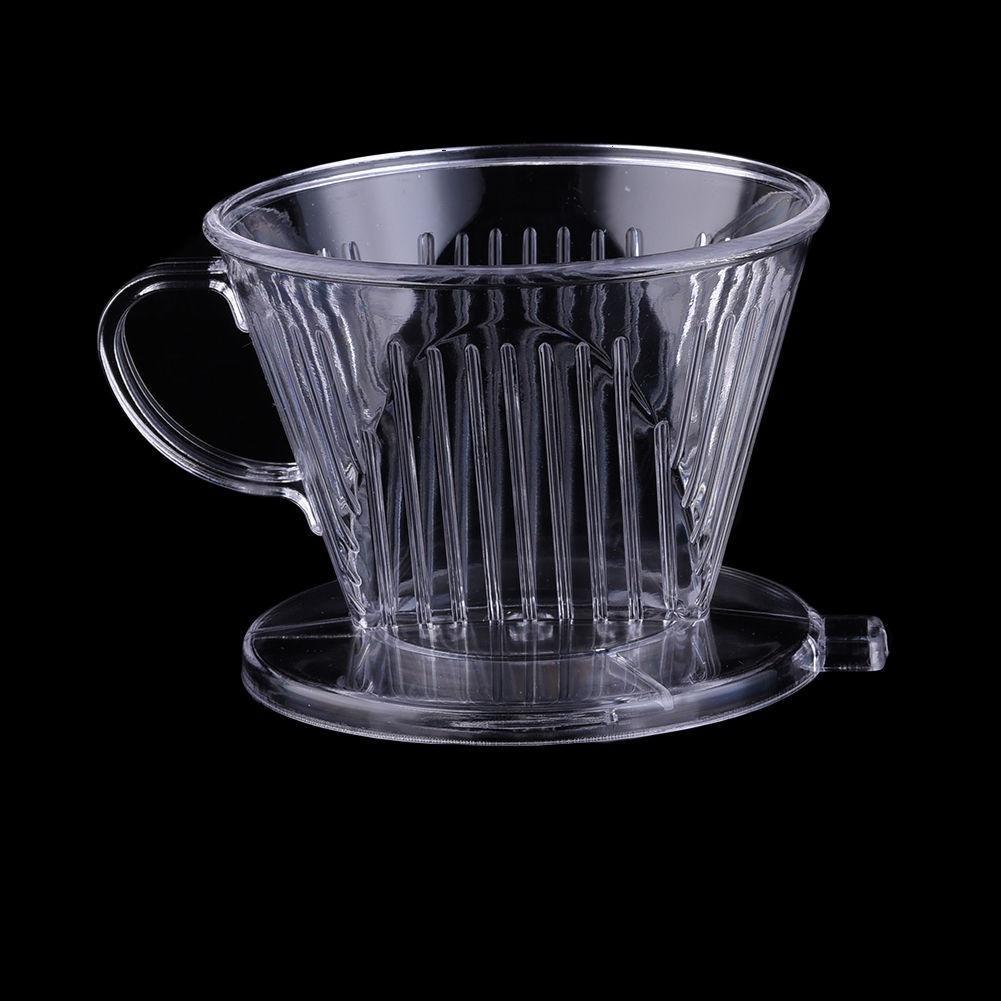 Fashion Clear Coffee Filter Cup Cone 