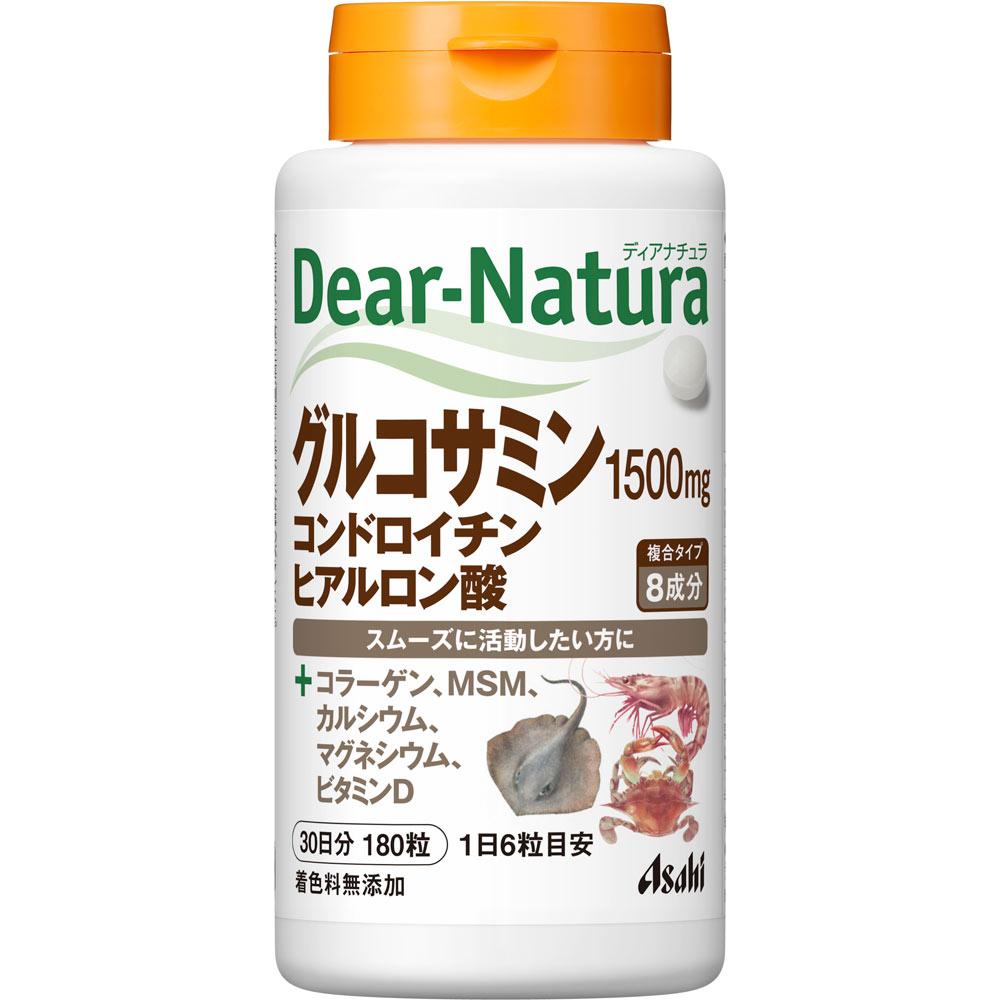 

Asahi Dear-Natura Glucosamine, Chondroitin, Hyaluronic Acid 180 Capsules (30-Day Supply) Joint & Muscle Relief Glucosamine 1