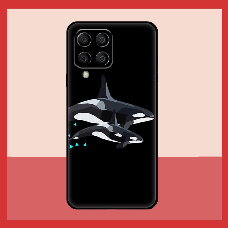 Killer Whale Case For Samsung Galaxy M12 M52 M06 M16 M36 M56 M33 M15 M55 M31 M13 M14 M53 M32 M35 M34 M54