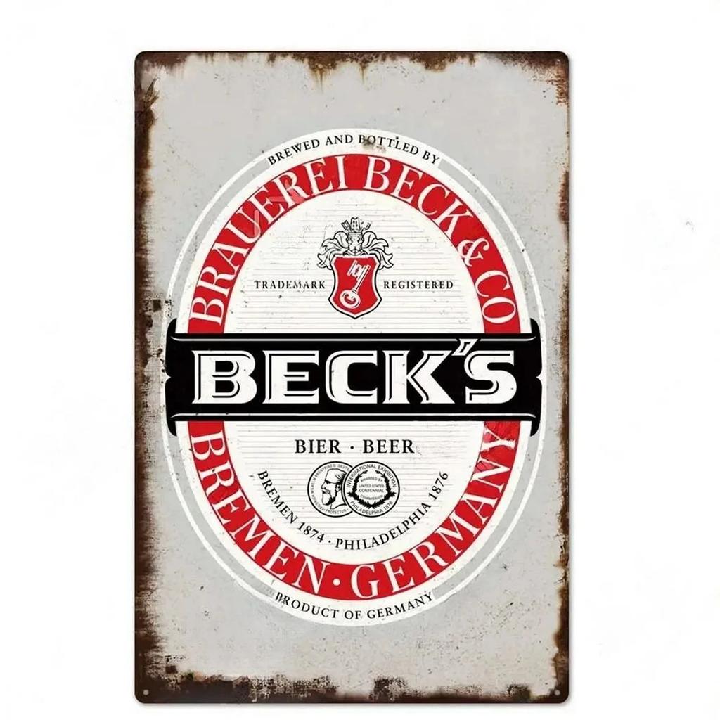 Wall Plaque Decor Bar Beer Wine Metal Poster Plate Vintage Tin Sign Decoration Man Cave Garage Iron Plate Painting Shabby Signs