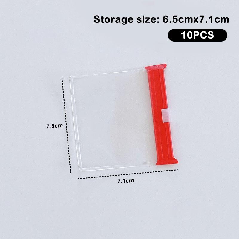 10Pcs Reusable Zipper Pill Bags Medicine Storage Bags Translucent Self-Sealing Travel Bags Medicine Dispensing Storage Bags