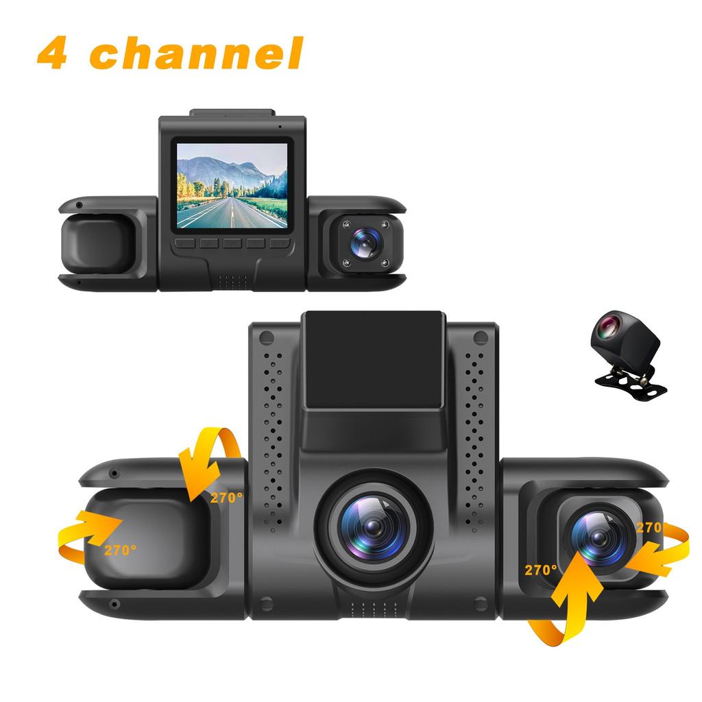 New 1080P Driving Recorder With Four Recordings HD Night Front, Back, Left And Right