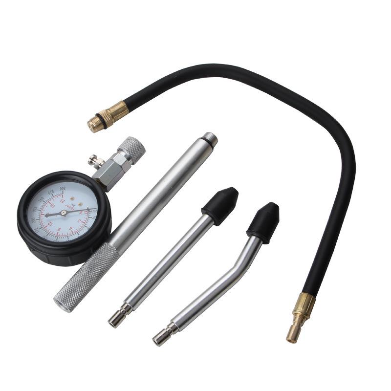 Dual-Purpose Motorcycle & Auto Cylinder Pressure Gauge