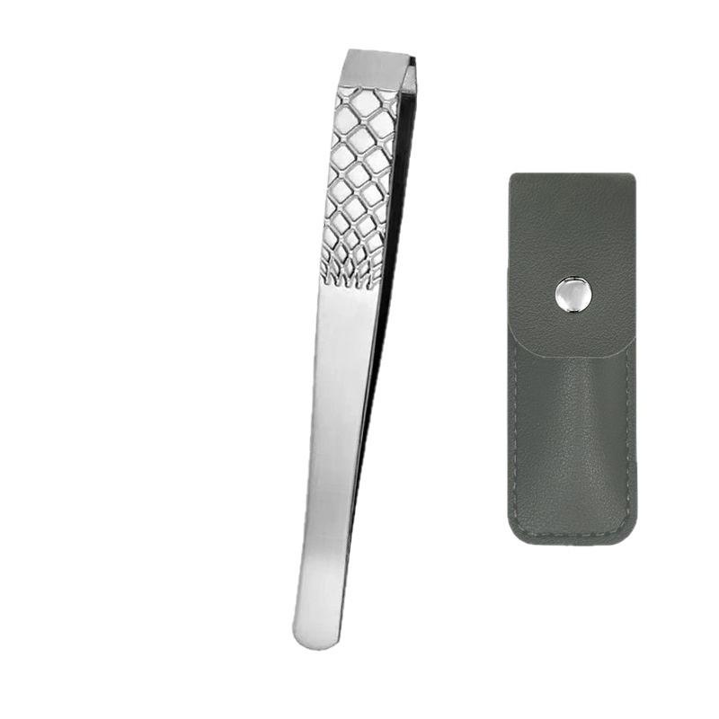 Wide-Mouth Tweezers for Beard & Hair Removal, Tiger-Mouth Clip for Feather Plucking