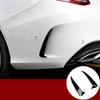 Black Rear Bumper Spoiler Air Vent Outlet Trim Cover 2pcs for Mercedes-Benz C Class W205 C43 C63 AMG 2014-2018