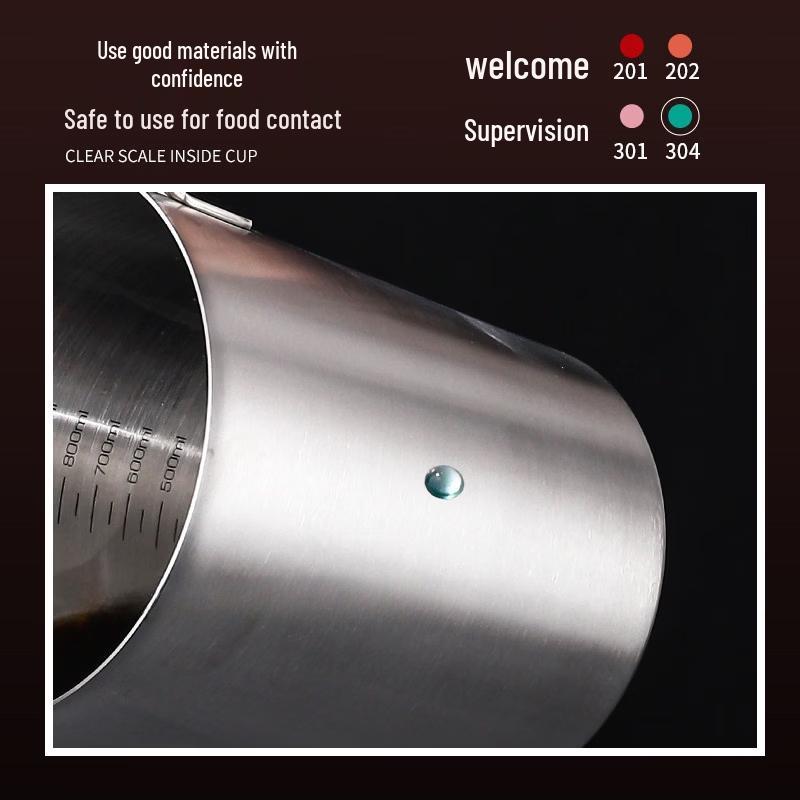Yicang 304 Stainless Steel Measuring Pitcher with Lid