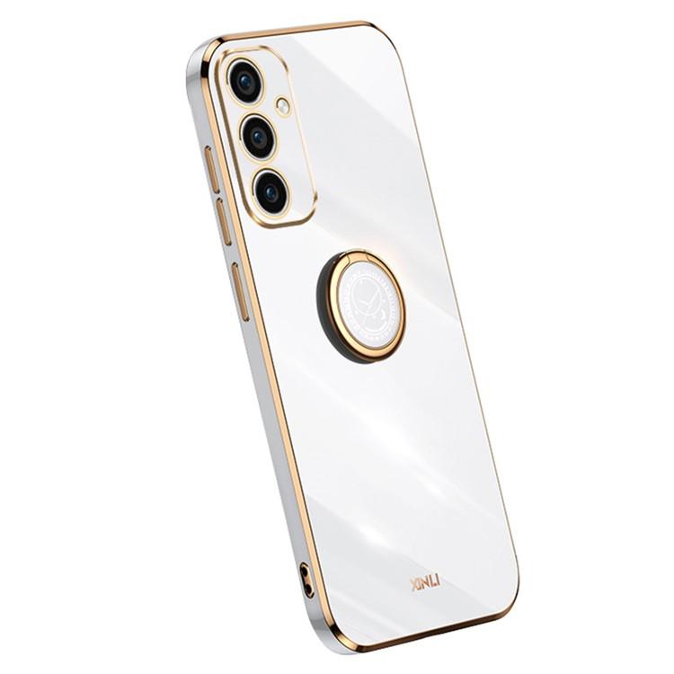 

Чохол для Samsung Galaxy A26 5G з кільцем-підставкою, гальванізований TPU чохол для телефону White