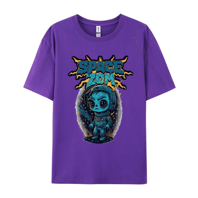 Space Zom TShirt For Men Soft Leisure Tees T Shirt Trendy Fast Ship Anime Printed TShirts Mens Graphic Tshirts