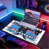 Custom Name Personalized Jujutsu Kaisen Pattern Mousepad, Laptop PC Desk Mat, Decorative Desk Mat for Home Keyboard Pad Gift