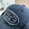 Guangzhou High Quality Big Head Circumference Baseball Cap Washed Polished Cotton Patch Letter Cap Tide