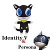 Anime Stuffed Doll P5 Morgana Plush Black Kitty Cosplay Cat Pillow Cushion Toy