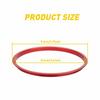 4PCS Red Interior A/C Vent Outlet Ring Trim For Toyota Tacoma 2016- US I