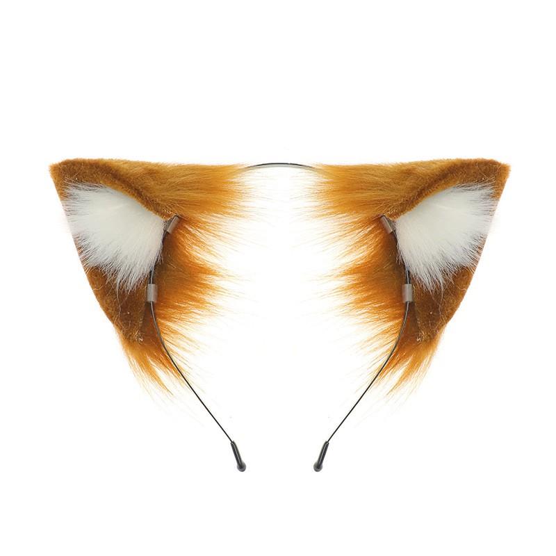 Fluffy Cat Ear Headband Lolita Cosplay Kawaii Costume Party Animal Ears Accessory