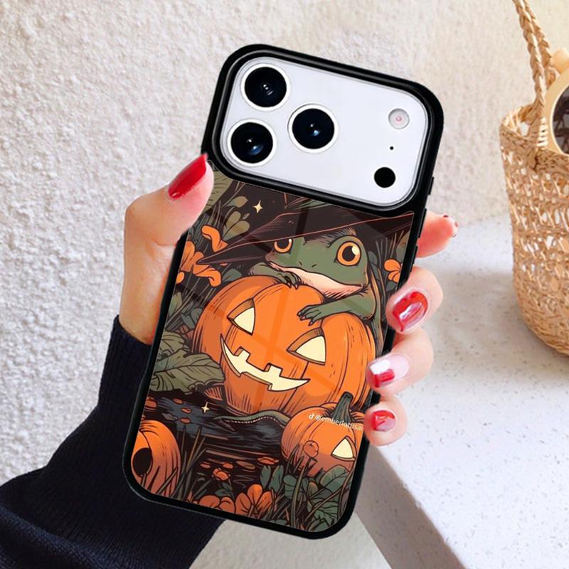 Witch Frog Phone Case For iPhone 17 Air 16 15 14 13 12 11 Pro Max Plus
