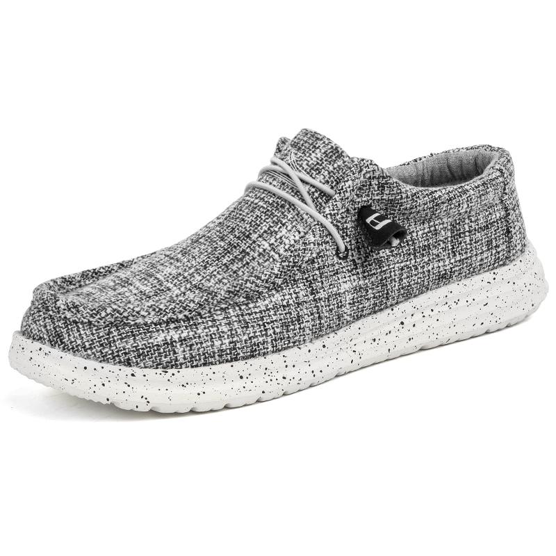Large Size Fashion Men Canvas Casual Shoes Loafers Slip On Driving Shoes Moccasins Men Flats Shoes