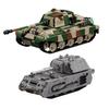Weltkrieg Armee Militär Soldaten SWAT Der Königstiger Schwerer Panzer Zusammenbauen Bausteine Steine Spielzeug Geschenk