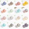 Ninetails Fox Crystal Resin Sculpture With Natural Gemstones For House Office Tabletop Ornament