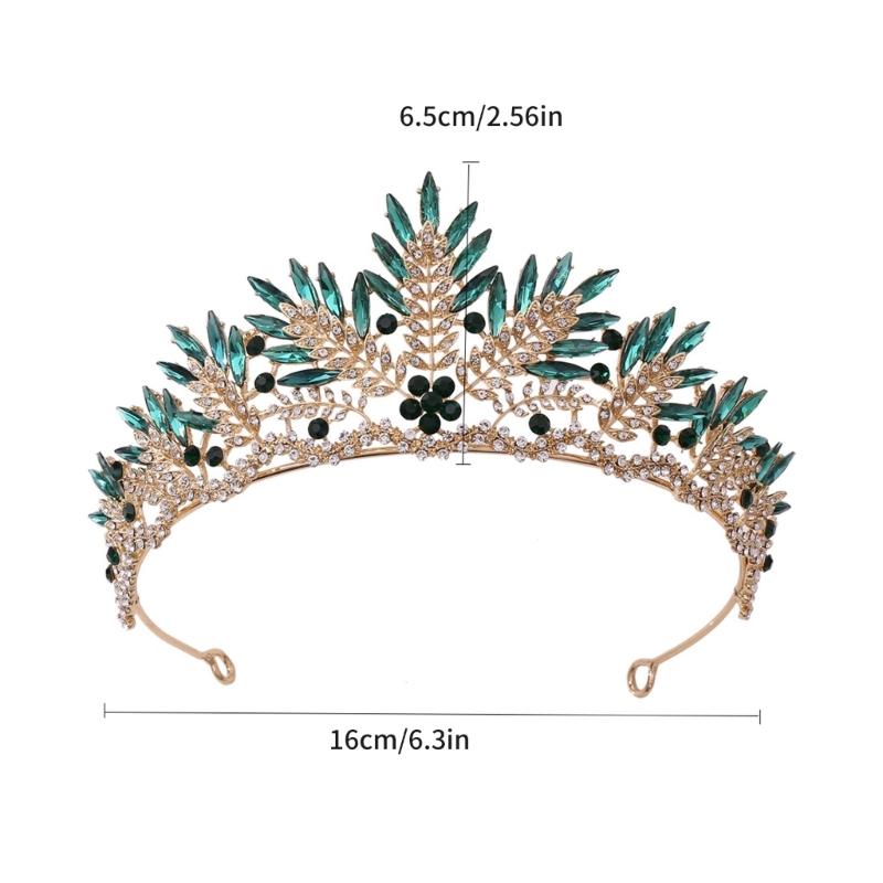 Crystal Wedding Tiaras for Women Queen Crowns Rhinestone Princess Tiaras Hair Accessories Quinceaneras Headpieces
