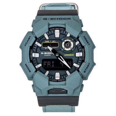 G-Shock Analog Digital Stoffarmband Blaues Zifferblatt Quarz GA-010CE-2A 200M Herrenuhr