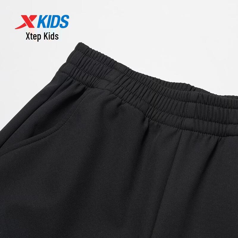 XTEP Kids' Winter Fleece-Lined Windproof Cargo Pants