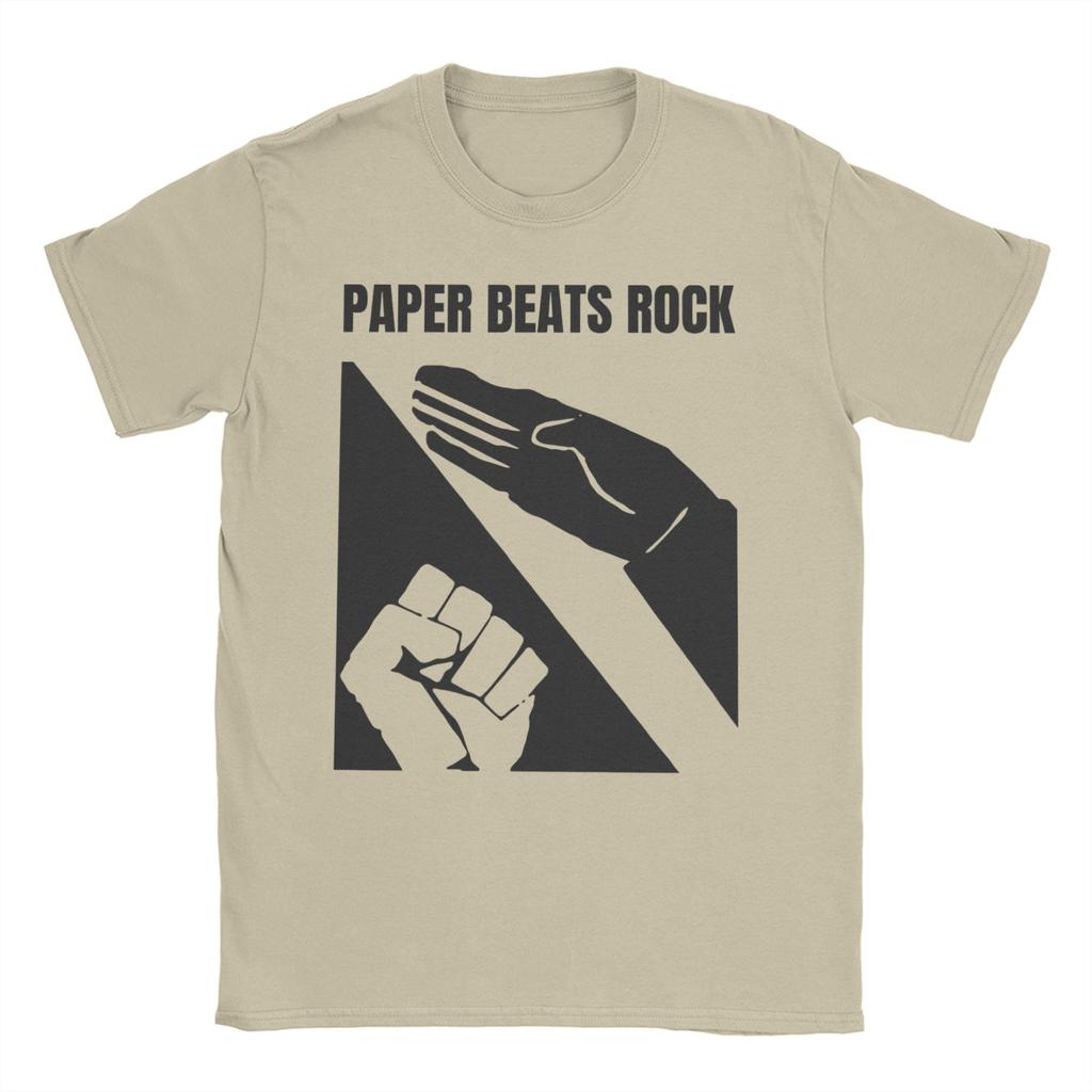 Pánské Dámské Papír Poráží Kámen Meme Tričko 100% Bavlna Oblečení Novinka Krátký Rukáv Kulatý Výstřih Trička Plus Size Tričko