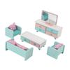 Miniature Dollhouse Furniture Set Living Room Scene Pretend Play Furniture Toys Educational Toy for 
