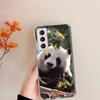 Panda Baby, Giant Panda Family Clear Phone Cases for Samsung S26 Ultra Galaxy S25 Edge S24 S23 FE S21 Plus S20 S22 S10 Cover Pat