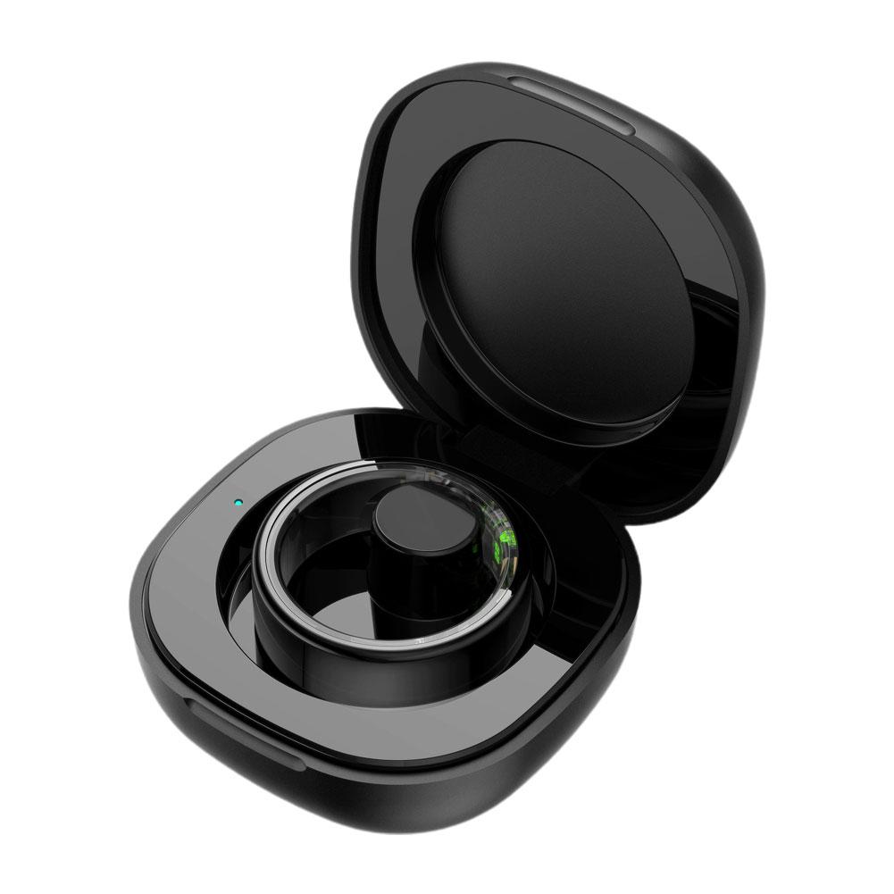 Portable Charging Case 200mah Charger Case with Charging Cable Smart Ring Charging Compartment For R02 Smart Ring Compartment