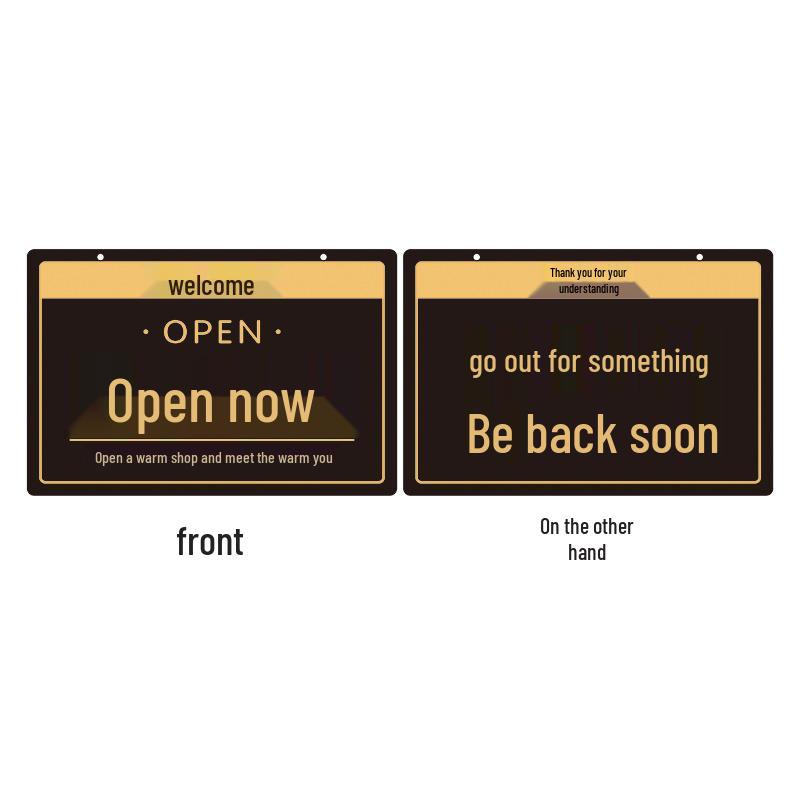 Welcome Sign: Open for Business/Temporary Outage