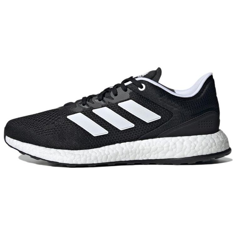Adidas Pureboost Q2 Comfortable Casual Low-Top Running Shoes Unisex Sneakers Black White GX4705