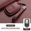 For Honda Civic 11th 2022 for Honda Civic Accord HR-V CR-V 2023 Key Fob Shell Accessories Leather Car Folding Key Cover Case