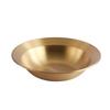 Korean Stainless Steel Crayfish Pot Thickened Straw Hat Round Plate Vegetable Plate Soup Plate Deep Plate Pasta Salad Plate