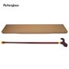 Brown Dragon Wooden Single Joint Fashion Walking Stick Decorative Cospaly Cane Halloween Mace Crutch  Wand Crosier 96cm