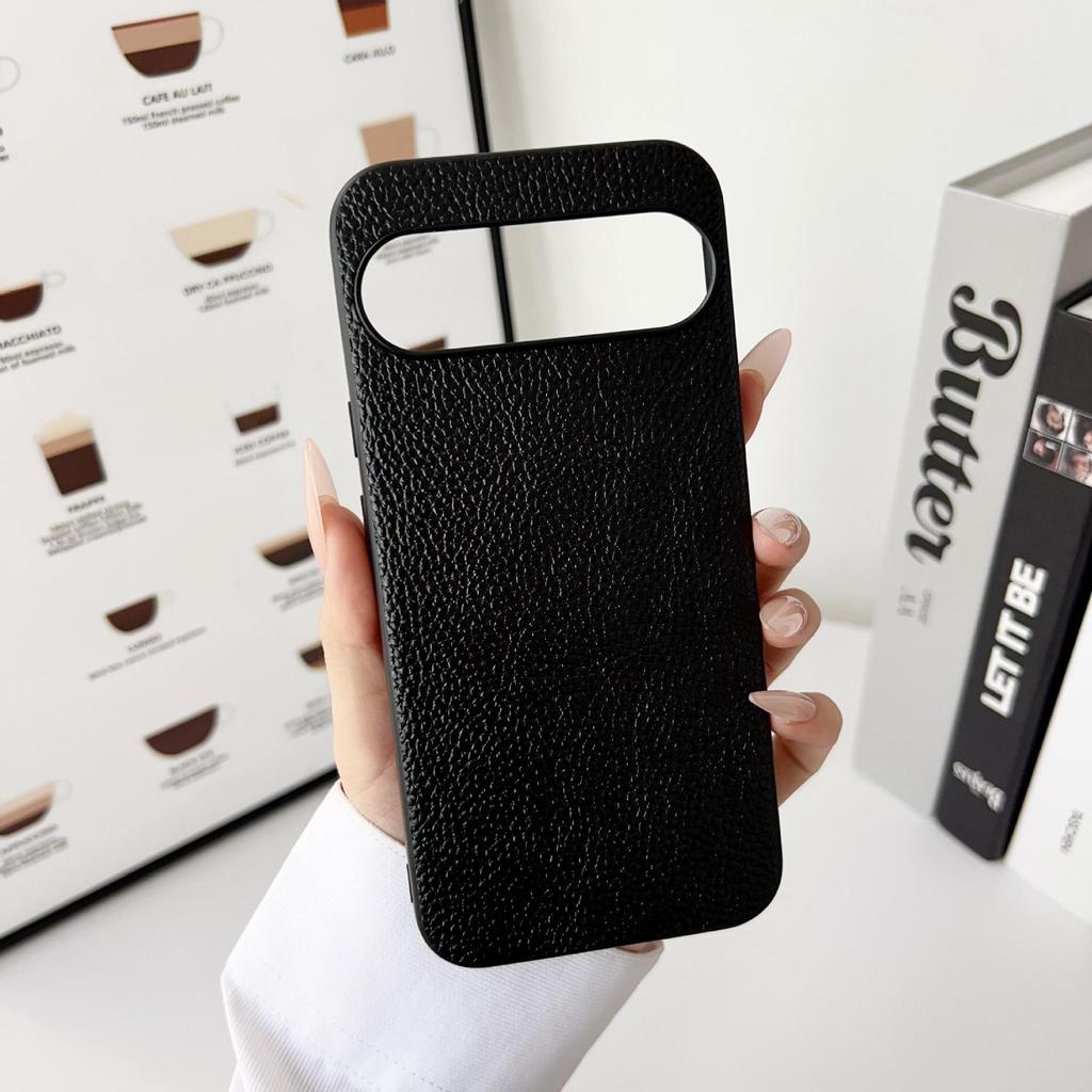 Premium Leopard Print Drop-Proof Case for Google Pixel 9XL & Pixel 8 Pro with Carbon Fiber Texture