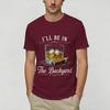 Be in The Backyard Funny Unisex T Shirts Novelty Tees Short Sleeve Round Collar TShirt Cotton 4XL 5XL 6XL Clothing