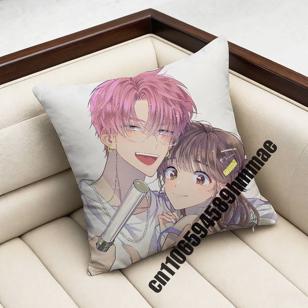 For Tamon-Kun Ima Docchi Fukuhara Tamon Utage Kinoshita Throw Pillow Case Sham 45X45Cm 35X35Cm Square Home Pillowcase Cushion