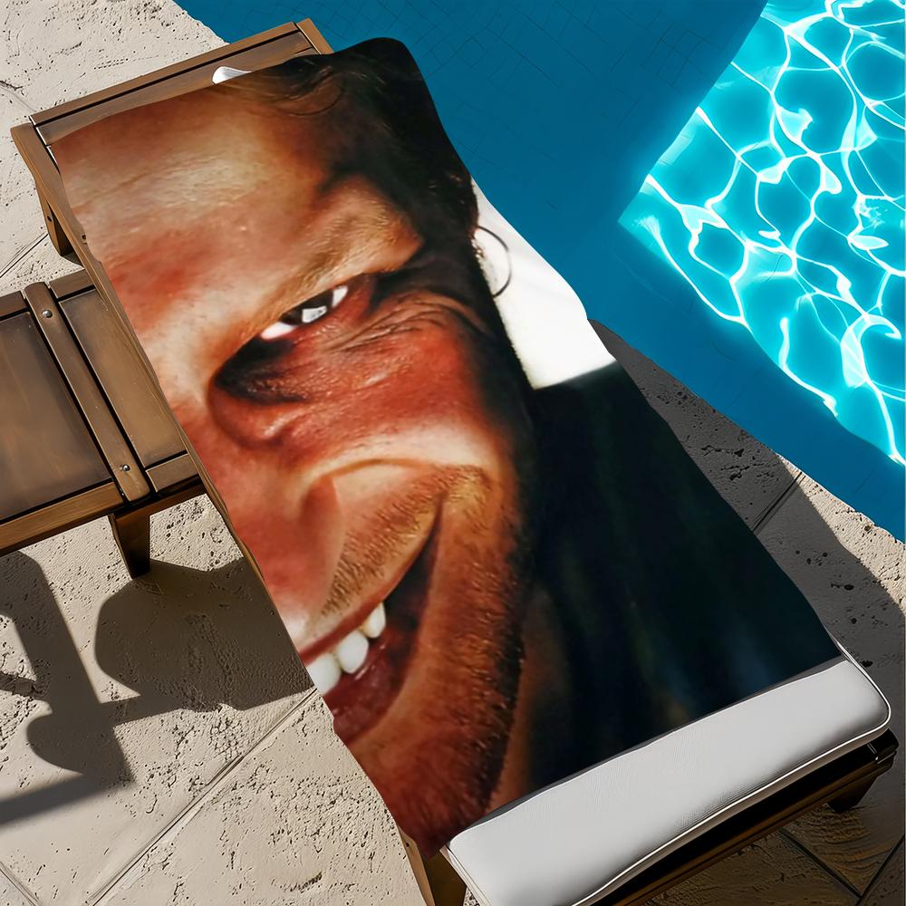 

DJ A-Aphex singer T-Twin K Towel Beach Quick Dry Soft Pool Towels Gift for Travel Gym Shower Camping sports W30*H60(CM)
