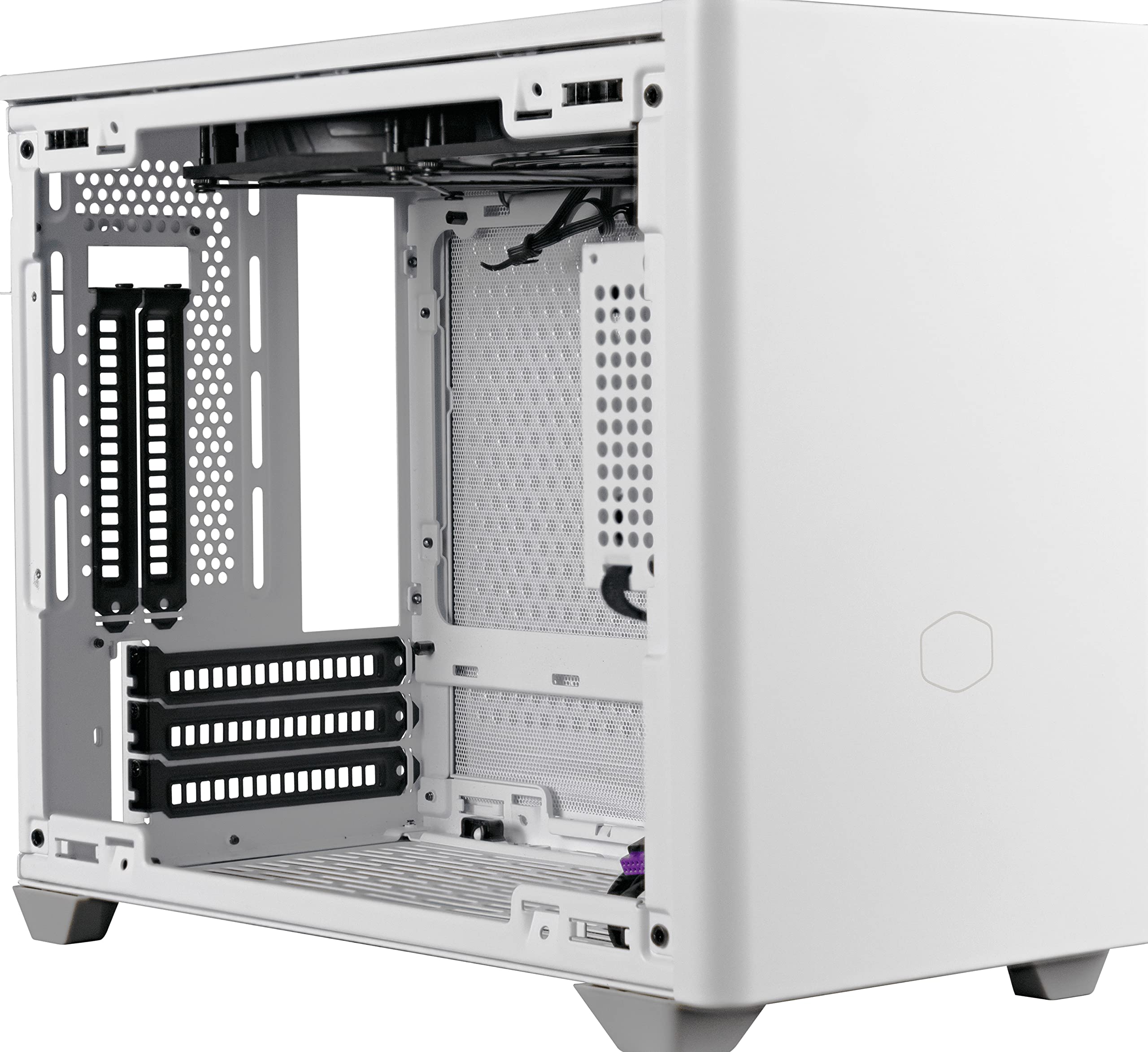 

Cooler Master MasterBox NR200P White PC Case with Tempered Glass SFX Power Supply Mini-ITX/DTX Panel, Compatible, CS7903, MCB-NR200P-WGNN-S00 білий