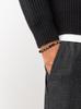 GAVU 8mm Tiger Eye, Obsidian, and Hematite Triple Amulet Bracelet for Men, 21.5cm