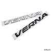 hvmqy2 Rear Trunk Logo Car for Hyundai VERNA Badge Letter Decal Body Side Emblem Auto Sticker Exterior Accessories