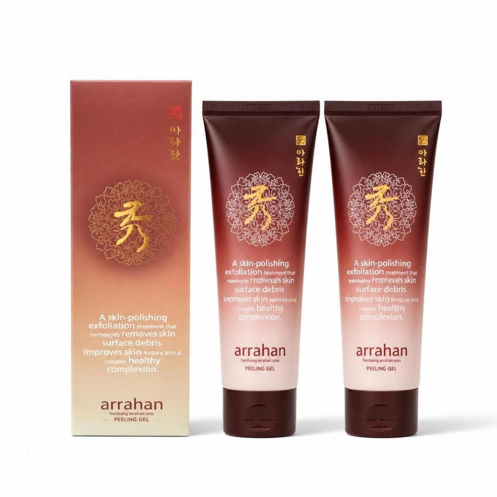 ARRAHAN Soo Herbal Gommage Peeling Gel 180ml x 2 Exfoliating Skincare Set