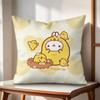 Classic MMolang Cushion Cover Natural Linen Organic Fabric DoubleSided Printing Couch Pillow Covers Home Decor